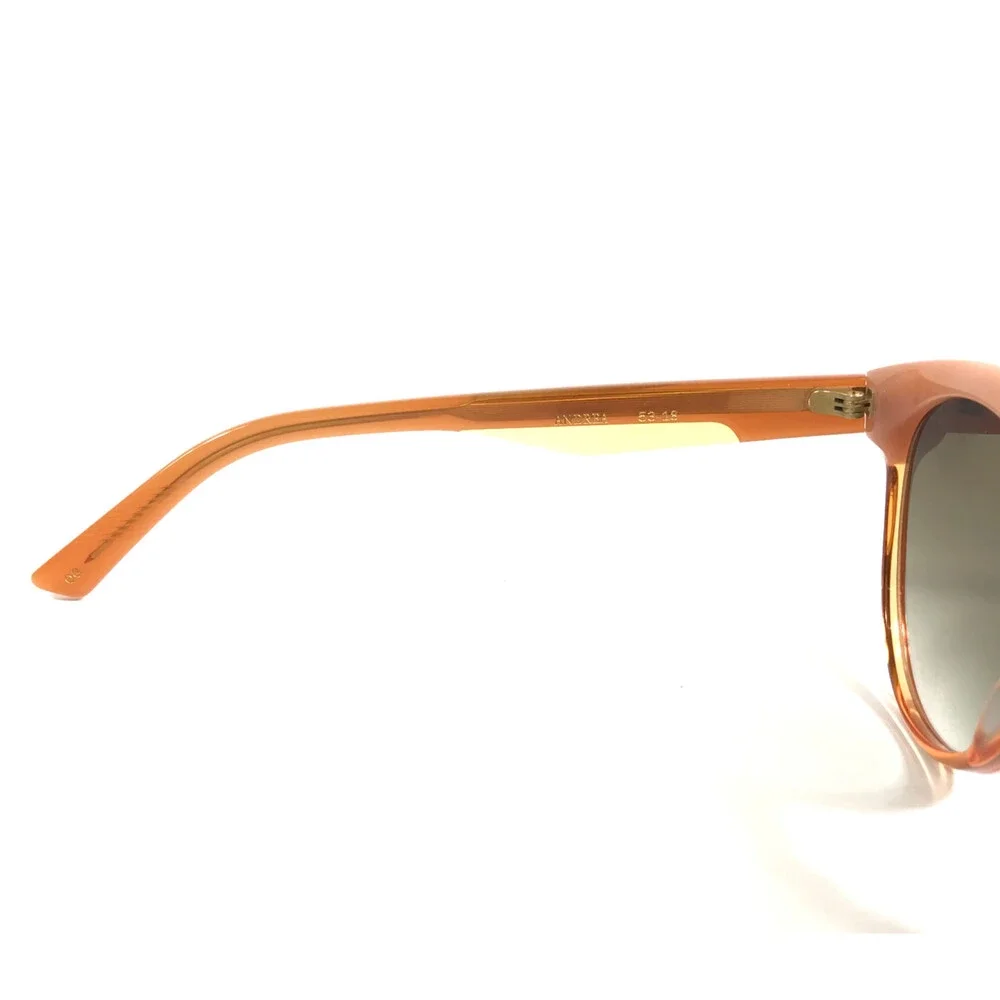 Alfred Kerbs Sunglasses ANDREA OG Orange Cat Eye Frames w/ Gradient Gray Lenses